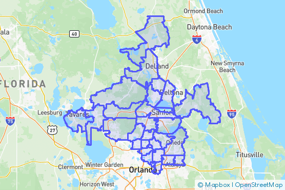 Service Area Map