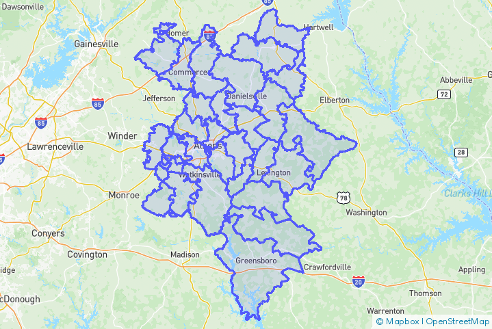 Service Area Map