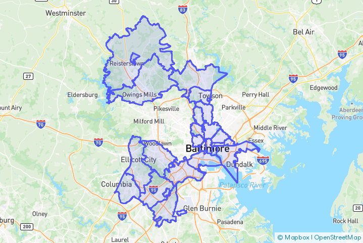 Service Area Map