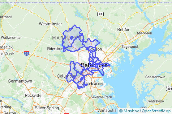 Service Area Map