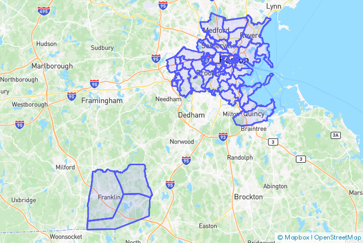 Service Area Map