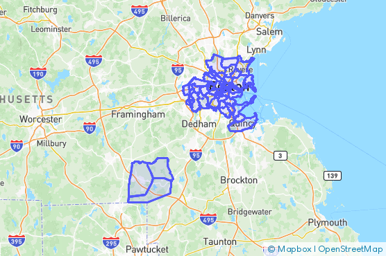 Service Area Map