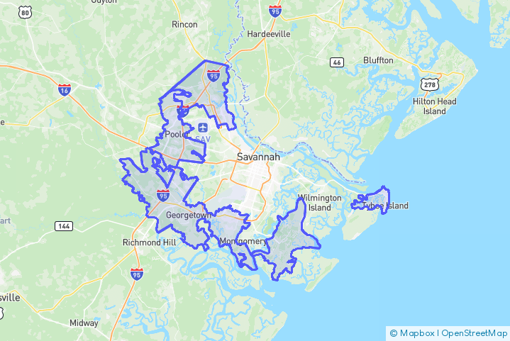 Service Area Map