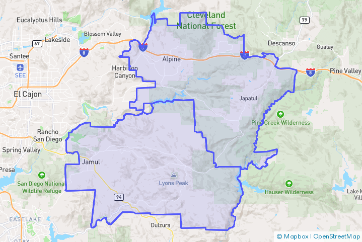 Service Area Map