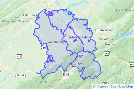 Service Area Map