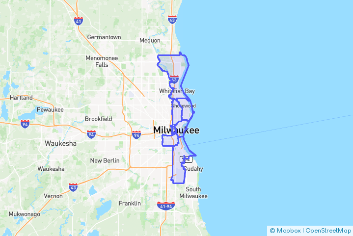Service Area Map
