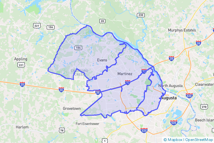 Service Area Map