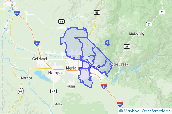 Service Area Map