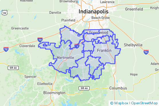 Service Area Map