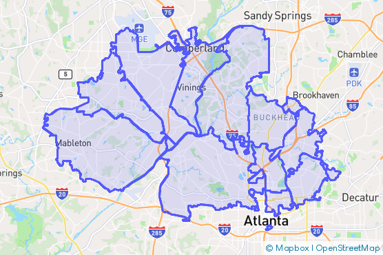Service Area Map