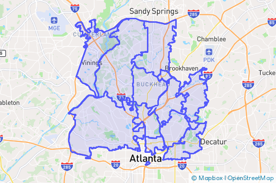 Service Area Map