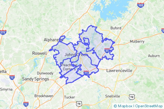 Service Area Map
