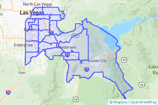 Service Area Map