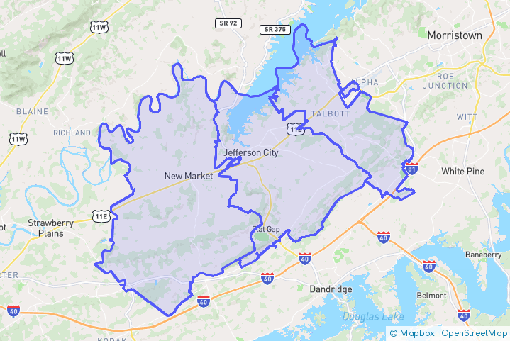 Service Area Map