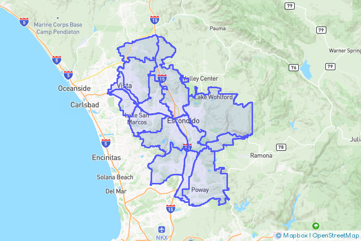 Service Area Map