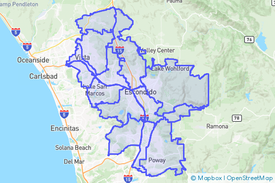 Service Area Map