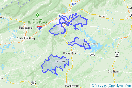Service Area Map