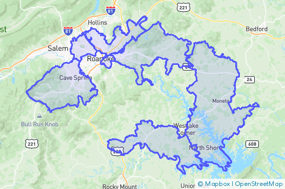 Service Area Map