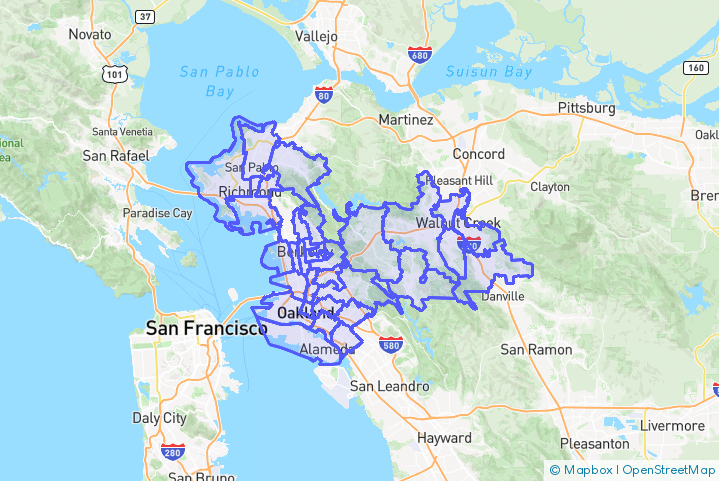 Service Area Map