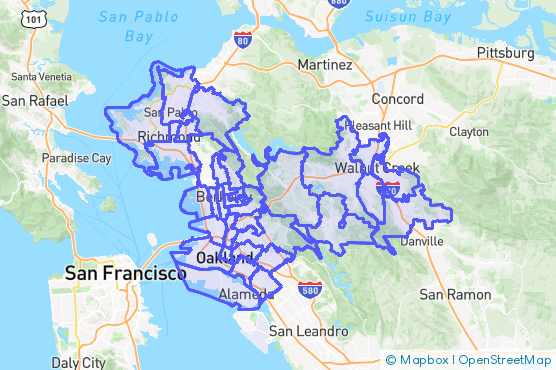 Service Area Map