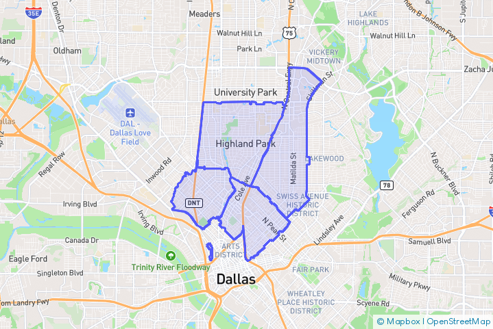Service Area Map