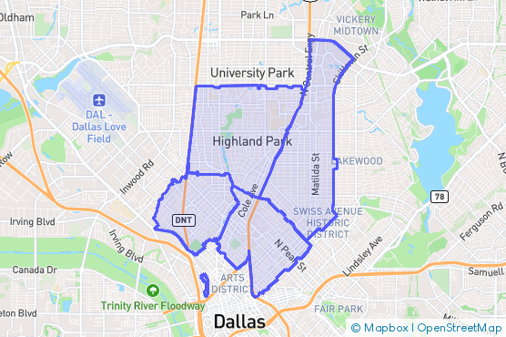 Service Area Map