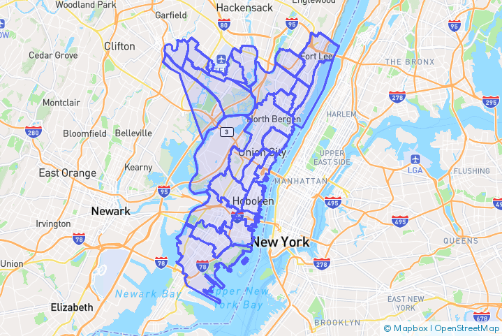 Service Area Map
