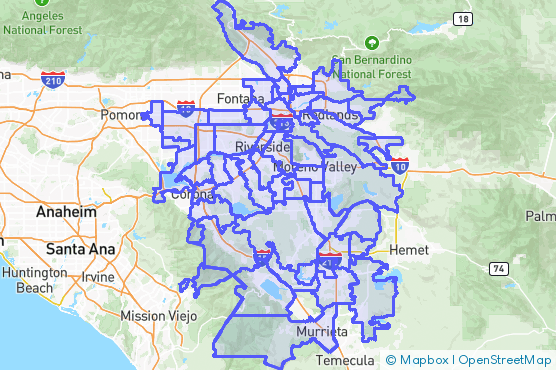 Service Area Map