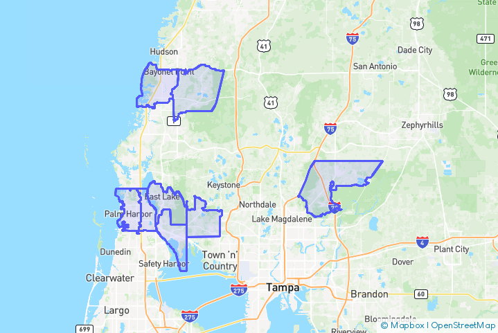 Service Area Map