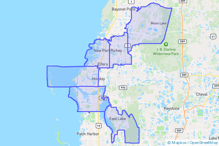 Service Area Map