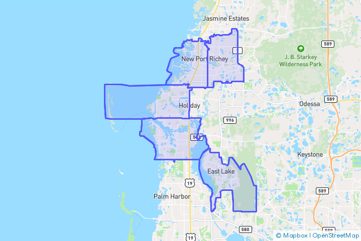 Service Area Map