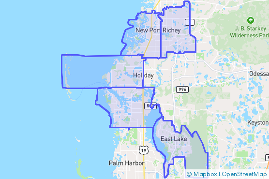 Service Area Map