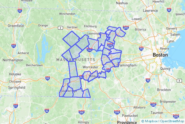 Service Area Map