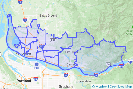 Service Area Map
