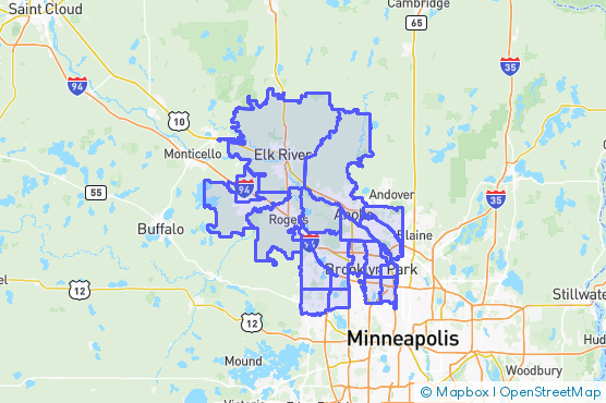 Service Area Map