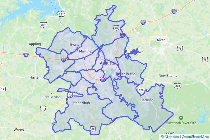 Service Area Map