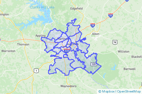 Service Area Map