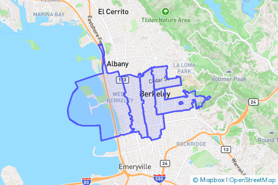 Service Area Map