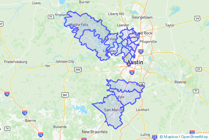 Service Area Map