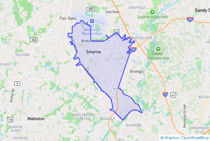 Service Area Map