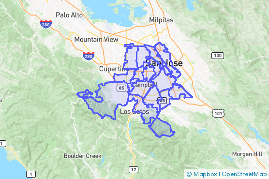 Service Area Map