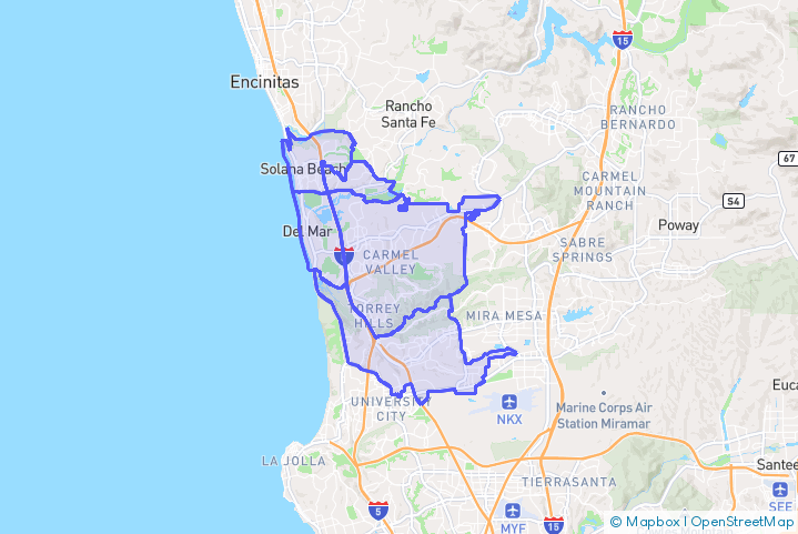 Service Area Map