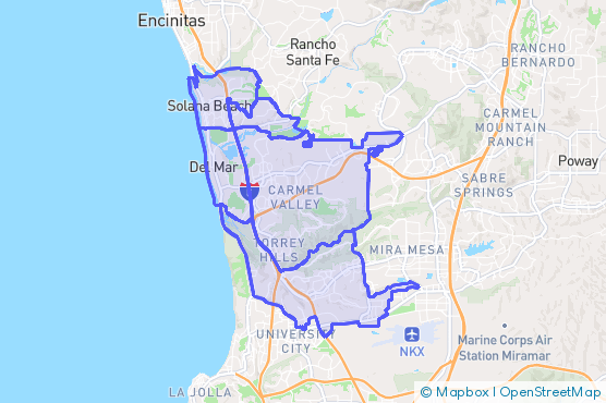 Service Area Map