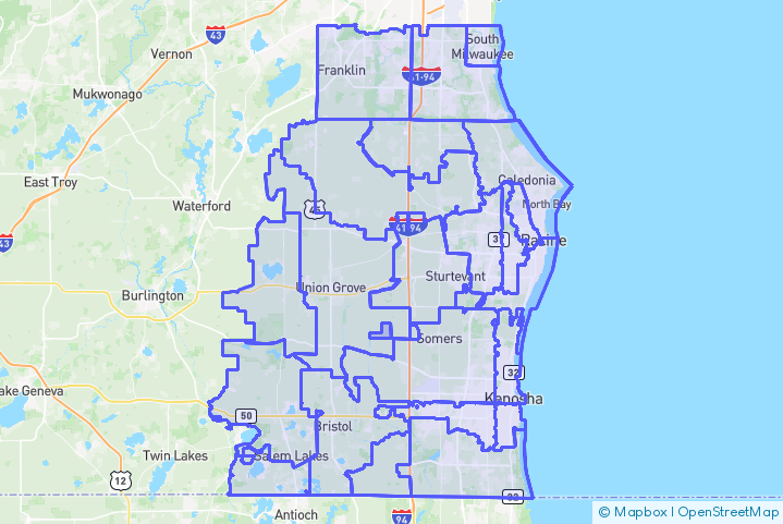 Service Area Map
