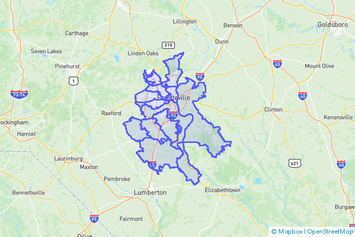 Service Area Map