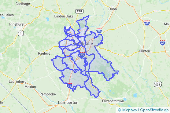 Service Area Map