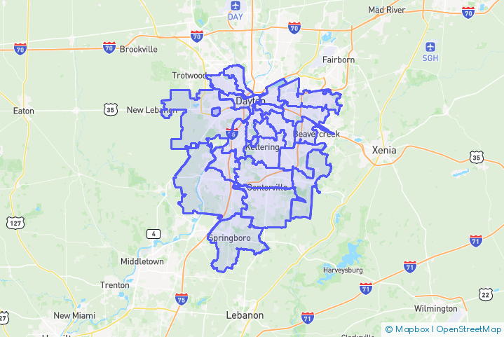 Service Area Map