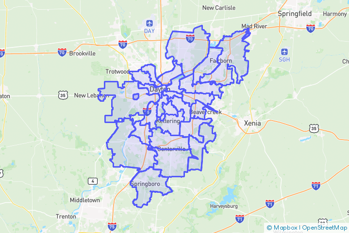 Service Area Map