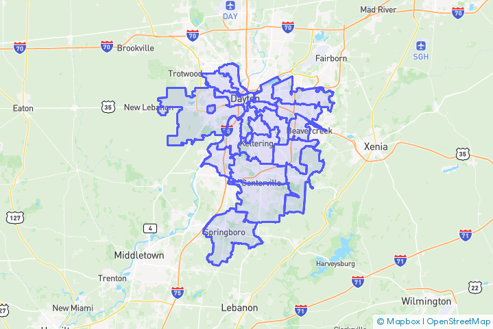 Service Area Map