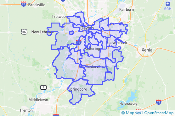 Service Area Map